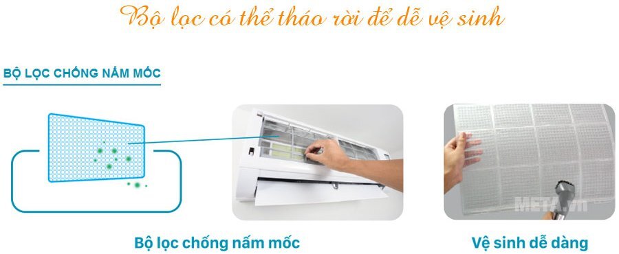 Điều hòa 2 chiều Inverter 22000 BTU Toshiba H22S3KV-V