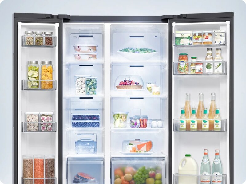 Tủ lạnh Samsung Side By Side Inverter 635 lít RS70F65K2FSV