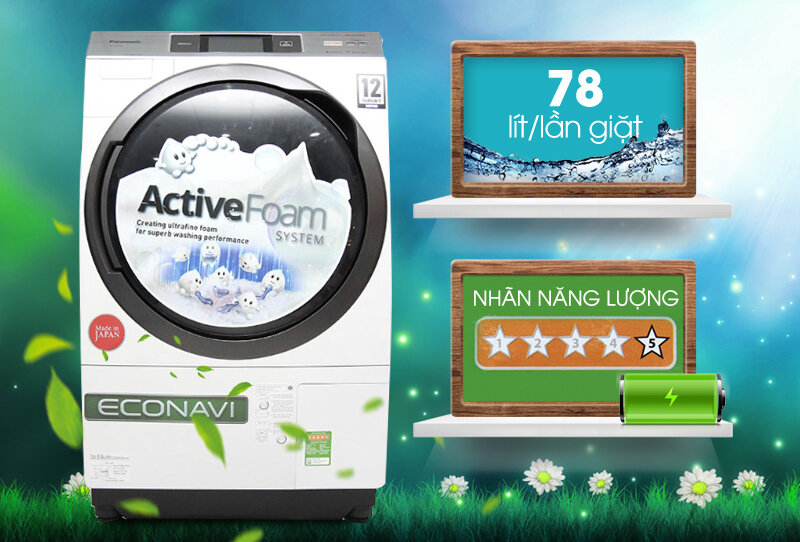 Máy giặt Panasonic 10 kg NA-VX93GLWVT Máy giặt Panasonic 10 kg NA-VX93GLWVT