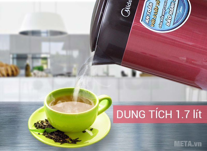 Bình siêu tốc Midea MK-317DR 1,7 lít Bình siêu tốc Midea MK-317DR 1,7 lít