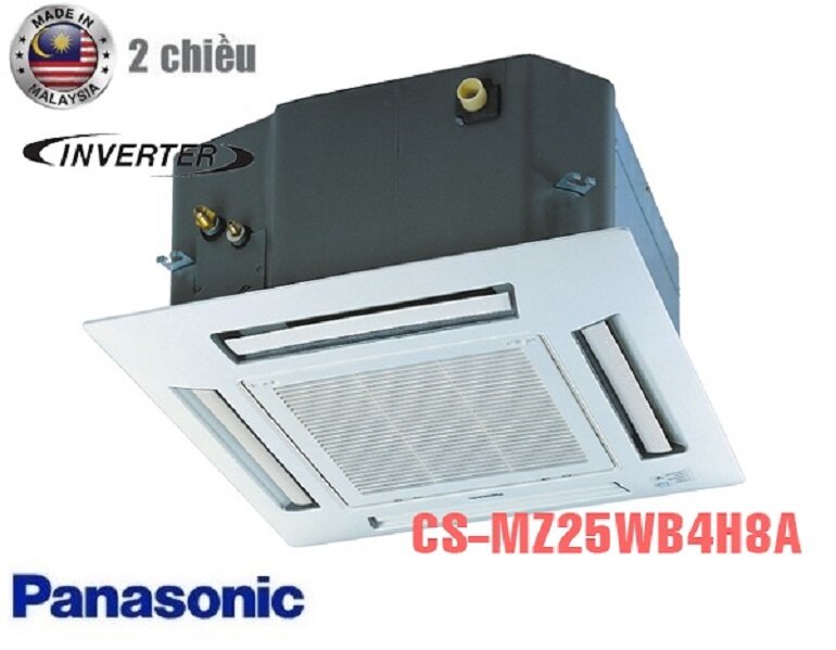 Điều hòa âm trần multi Panasonic CS-MZ25WB4H8A -  2 chiều, 9000BTU