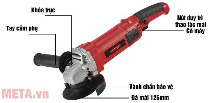 Máy mài góc Amax AM 125-01 Máy mài góc Amax AM 125-01