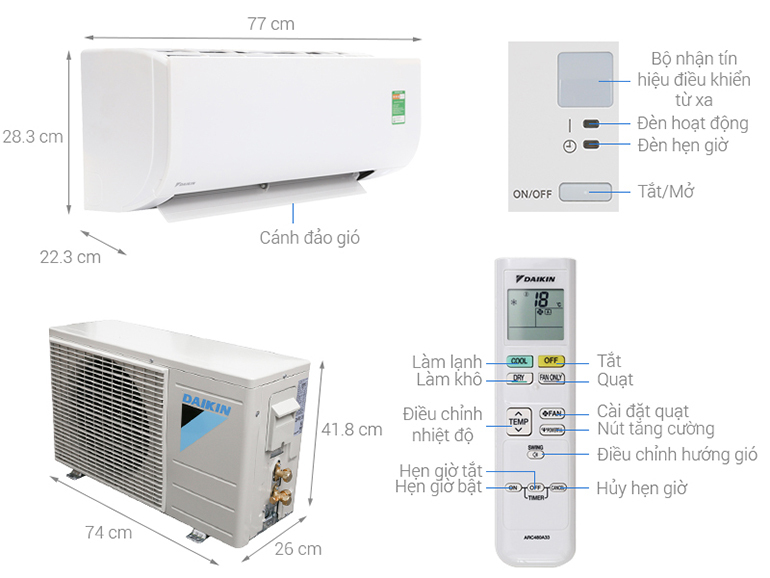 Điều hòa Daikin Inverter 18000 BTU 2 chiều FTXV50QVMV gas R-32 2 yH5BAEAAAAALAAAAAABAAEAAAIBRAA7