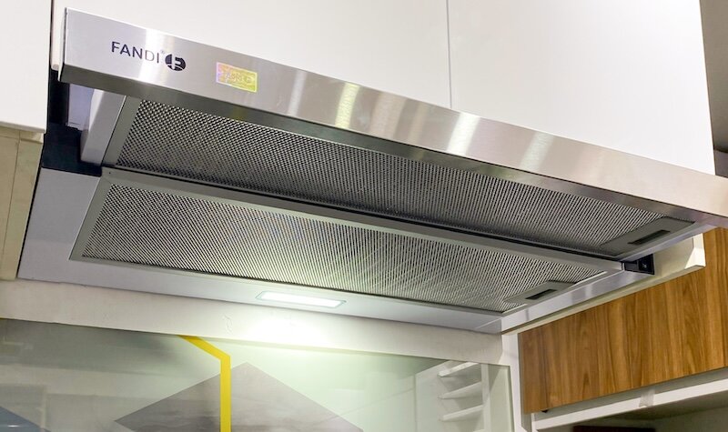 Máy hút mùi Fandi FD-6028 sử dụng lưới lọc bằng thép không gỉ