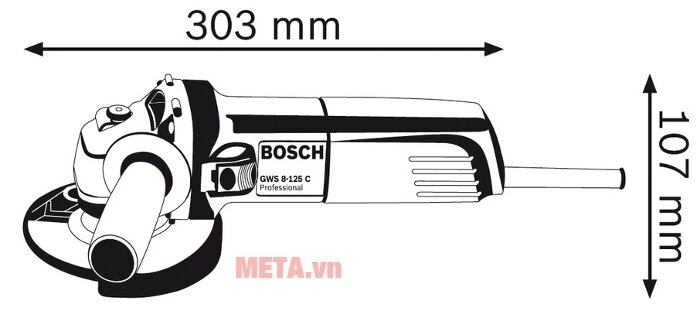 Máy mài góc Bosch GWS 8-125C (125mm)