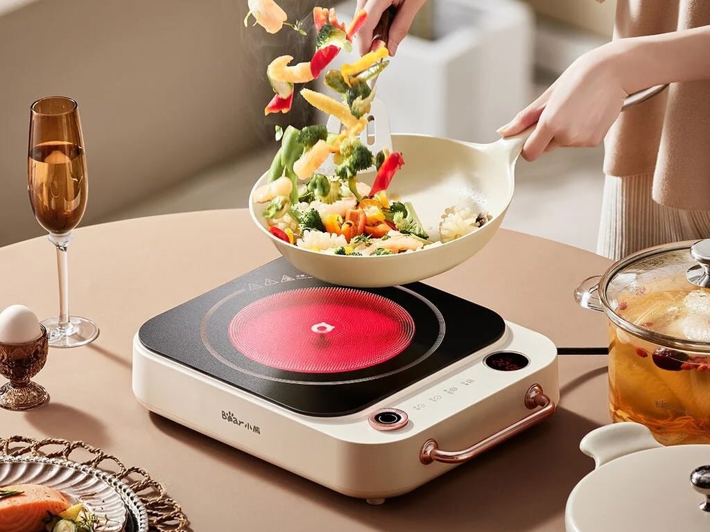 Bếp hồng ngoại đơn Bear DTL-D22A1 có 4 chế độ khác nhau cho người dùng lựa chọn