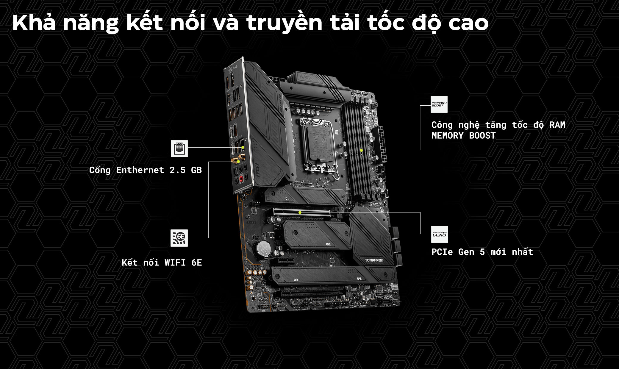 Mainboard MSI MAG Z790 TOMAHAWK WIFI DDR4 
