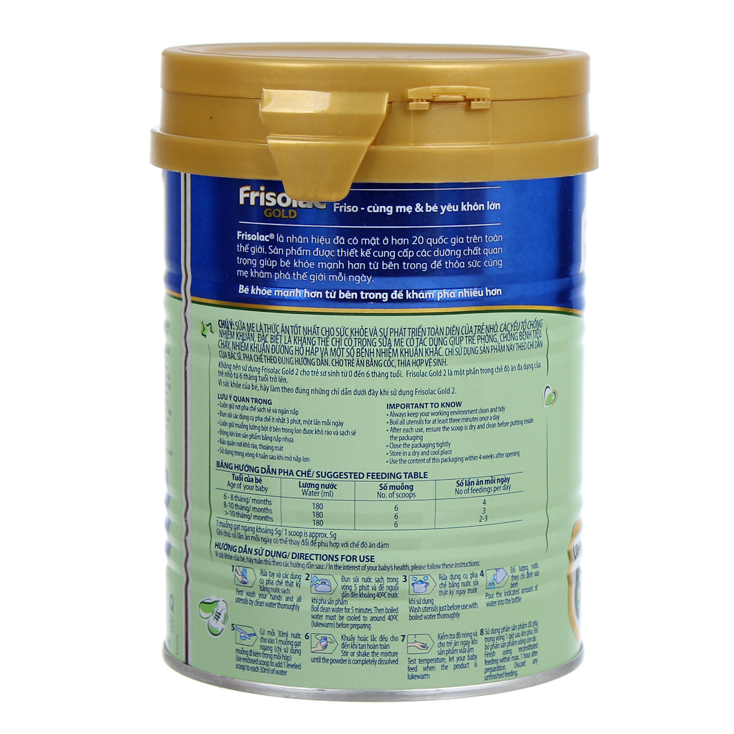 Sữa Frisolac Gold 2 400g (6-12 tháng)