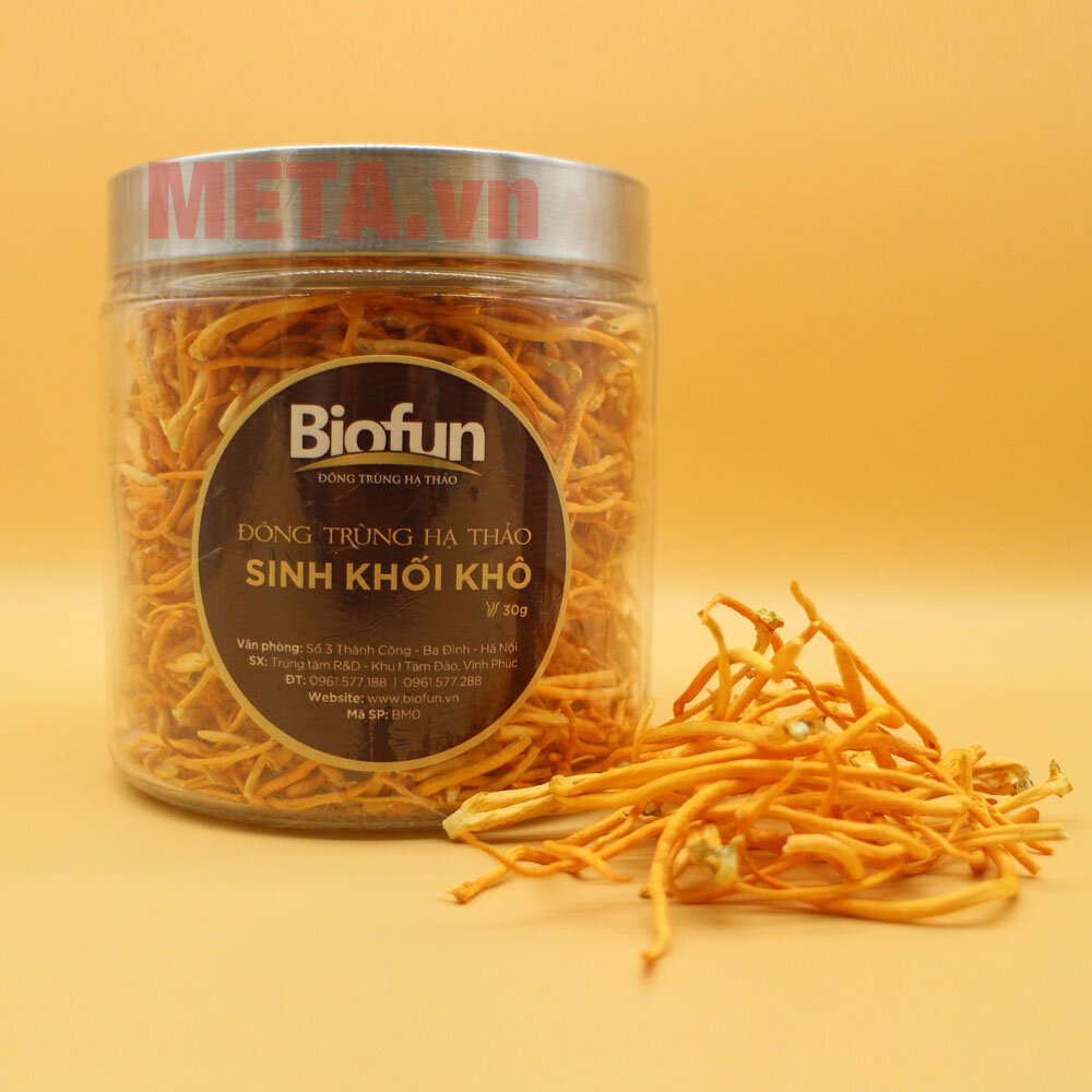 Đông trùng hạ thảo Biofun - Sinh khối khô