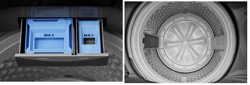 Máy giặt LG Inverter 18 kg TV2518DV3B 5 Máy giặt LG AI DD Inverter 18 kg TV2518DV3B công nghệ truyền động trực tiếp