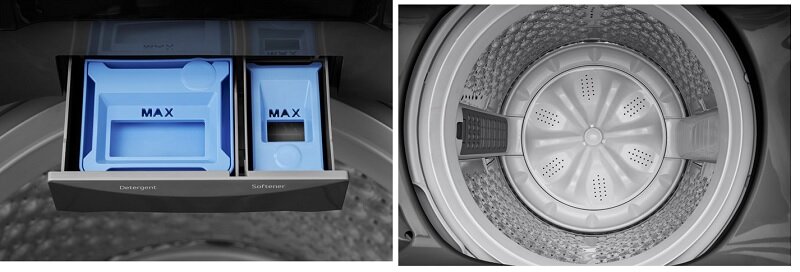 Máy giặt LG AI DD Inverter 18 kg TV2518DV3B công nghệ truyền động trực tiếp