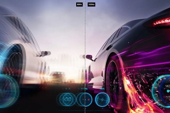 Tận hưởng tốc độ siêu nhanh 165Hz