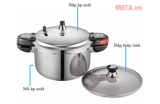 Nồi áp suất Inox đáy từ IH PoongNyun TCPPC-10 - 5.5 lít