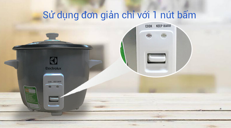 Nồi cơm điện Electrolux 1.8 lít ERC1800