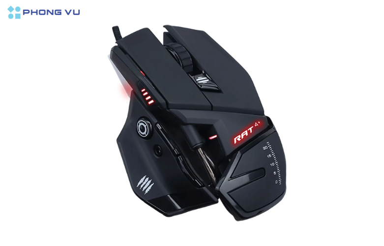 Chuột gaming Madcatz R.A.T 4+ thiết kế mạnh mẽ