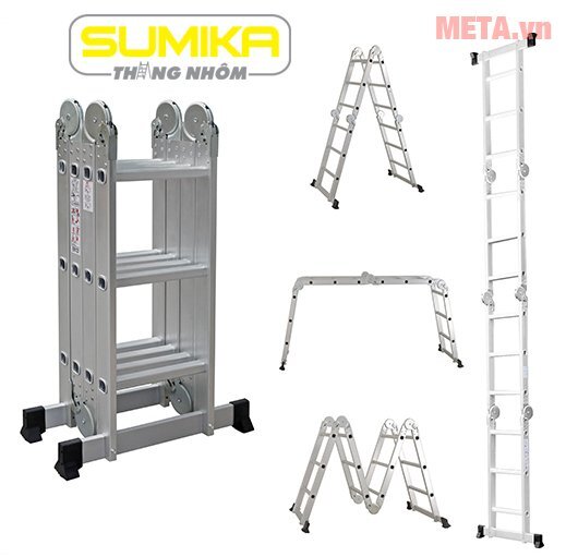 Thang nhôm gấp đa năng Sumika SKM 203
