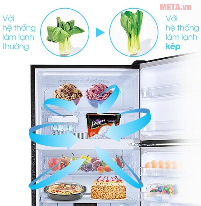 Tủ lạnh 400 lít Sharp SJ-X400EM-SL