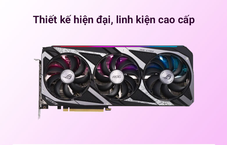Card màn hình ASUS ROG Strix GeForce RTX 3050 OC 8GB GDDR6 | Linh kiện cao cấp