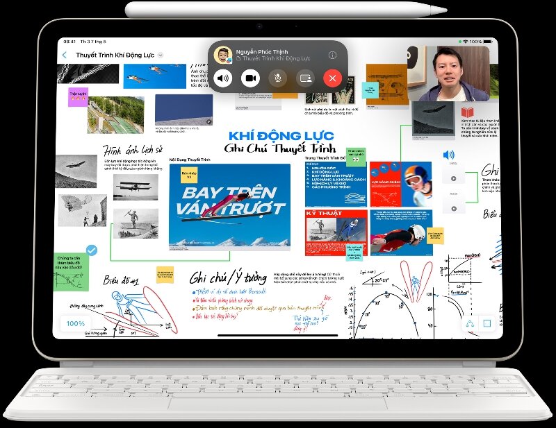 Máy tính bảng iPad Air 6 M2 13 inch WiFi 256GB hệ điều hành