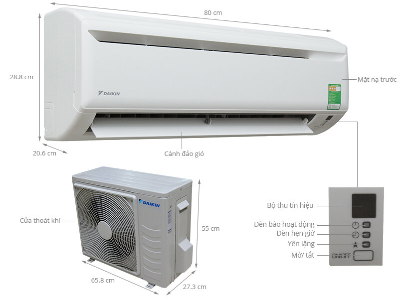 Máy lạnh 1 HP Daikin FTV25AXV1 Máy lạnh 1 HP Daikin FTV25AXV1