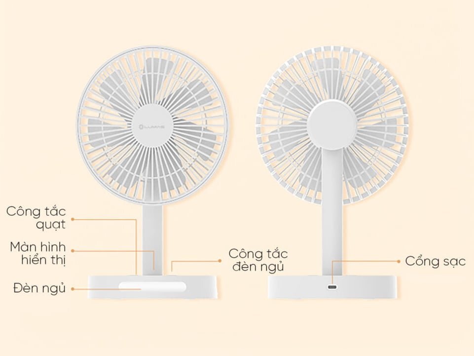 Quạt để bàn Lumias LM-36W 