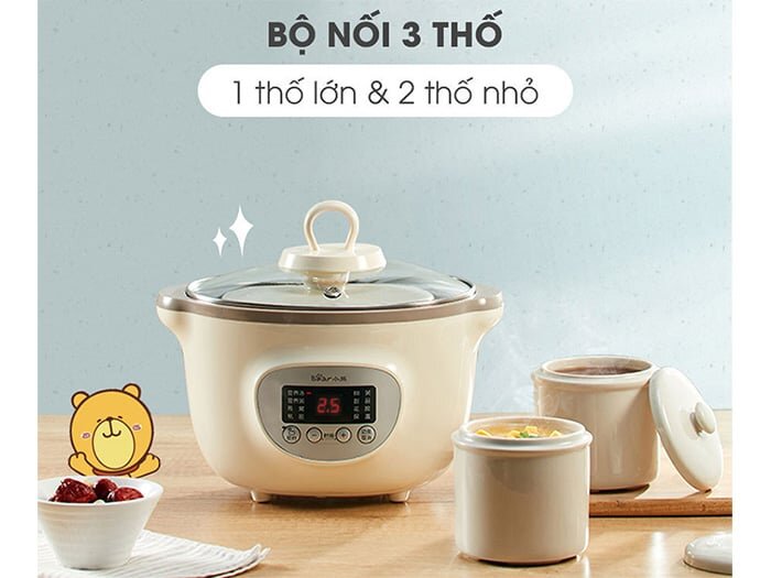 Nồi nấu chậm Bear SUBE002