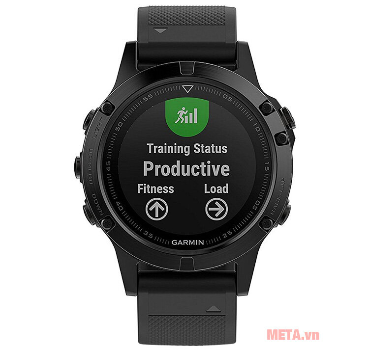 Vòng đeo tay theo dõi sức khỏe Garmin Fenix 5 Sapphire Black