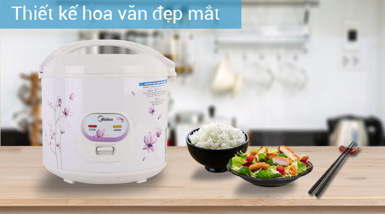 Nồi cơm điện Midea 1.8 lít MR-CM1811