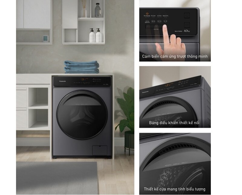 Máy giặt Panasonic NA-V10FA1LVT 10kg thiết kế