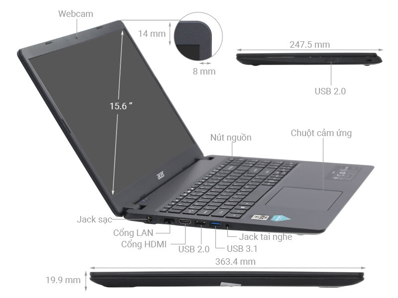 Laptop Acer Aspire 3