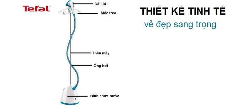 Bàn ủi hơi nước cầm tay dạng đứng Tefal IT2460E0 | Thiết kế tinh tế