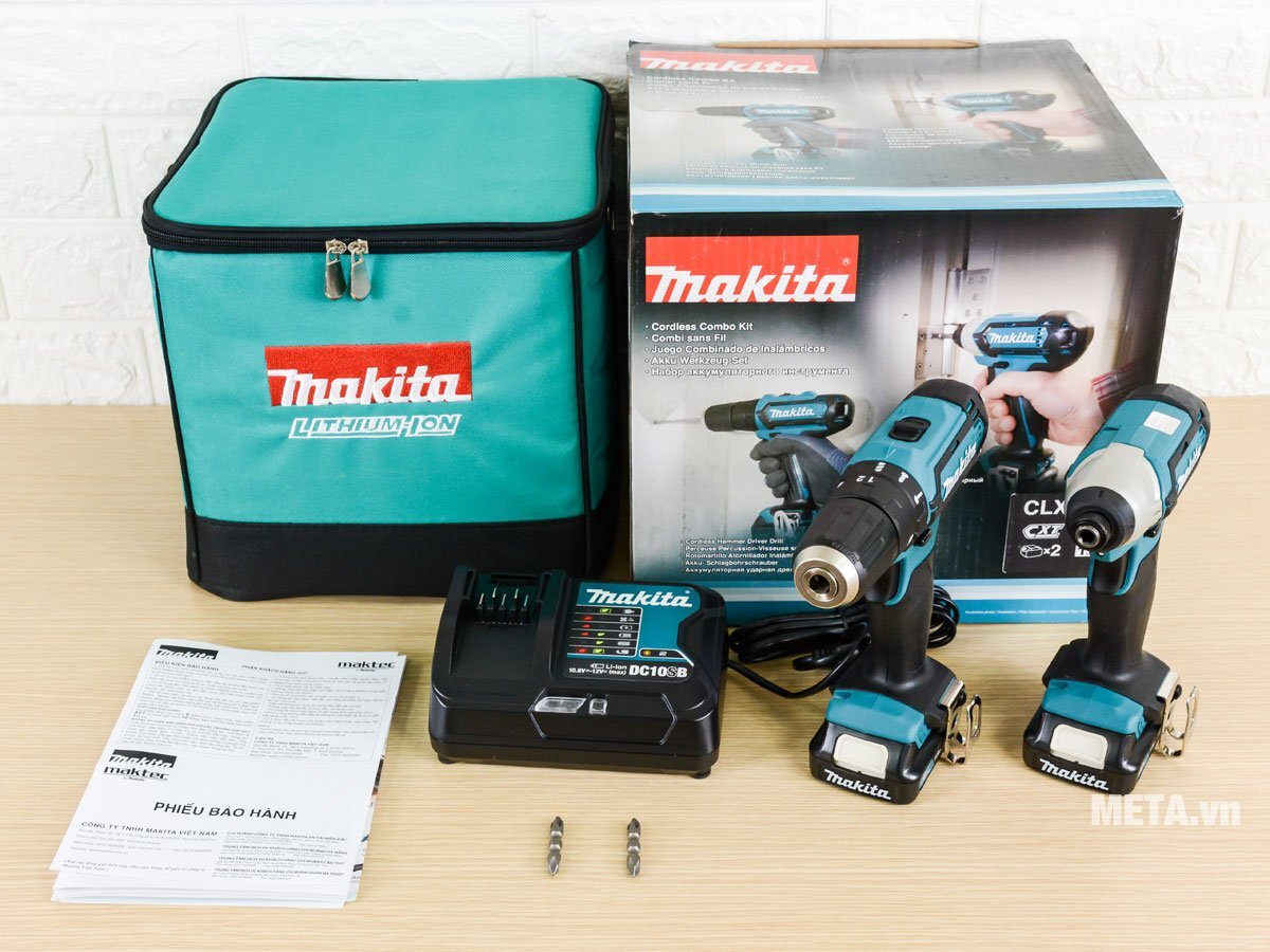 Bộ máy bắt vít dùng pin Makita 