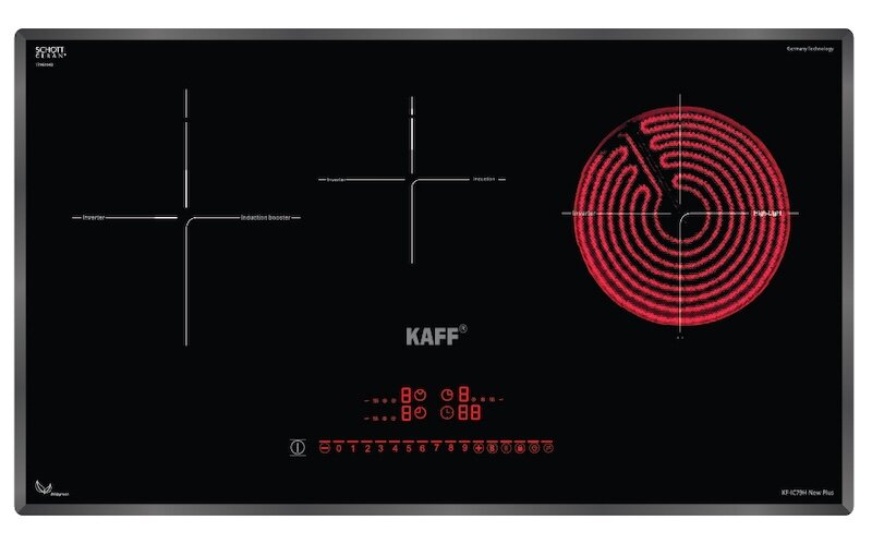 Bếp điện từ Kaff KF-IC79H New Plus được thiết kế theo phong cách châu Âu