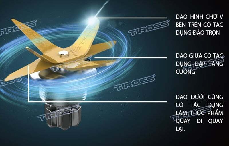 Lưỡi dao có 6 cánh Máy làm sữa đậu nành