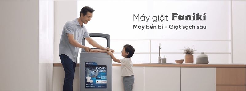 Máy giặt Funiki 9.5kg T695ABG 2 Máy giặt Funiki 9,5kg HWM T695ABG