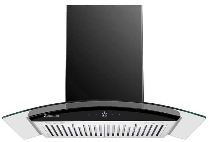 Máy hút mùi kính cong Zemmer G01P1 sở hữu công suất hút lớn Máy hút mùi kính cong Zemmer G01P1