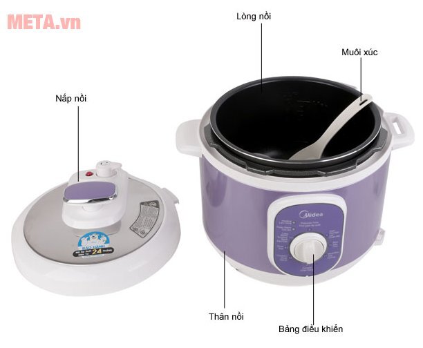 Nồi áp suất Midea MY12CH501C