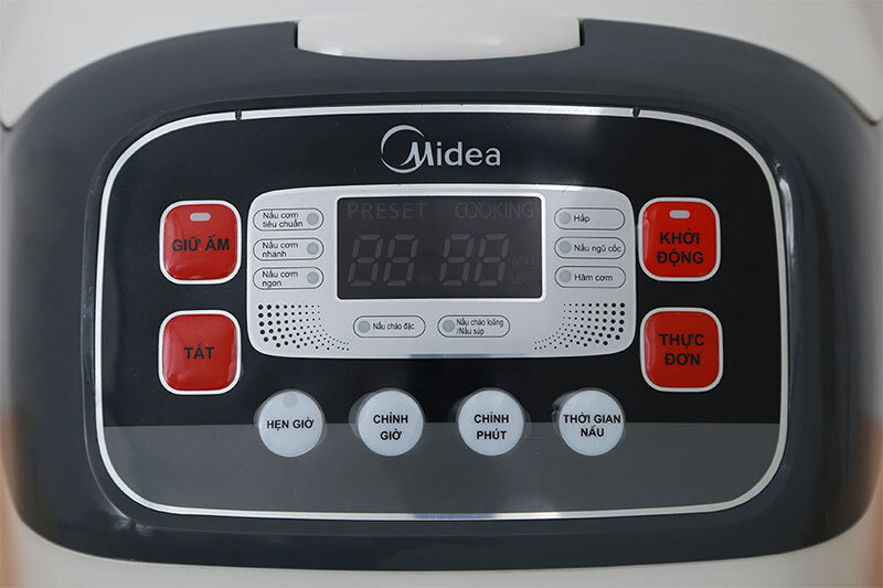 Nồi cơm điện tử Midea 1.8 lít MR-SC18MB Nồi cơm điện tử Midea 1.8 lít MR-SC18MB