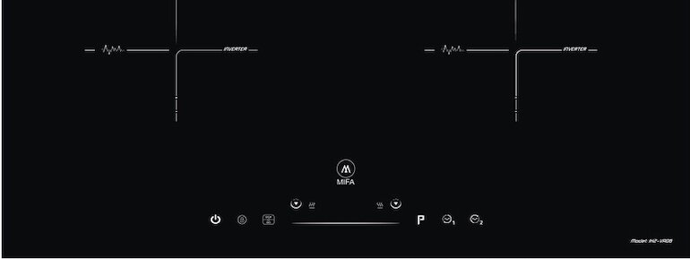 Bếp từ âm 2 vùng nấu Mifa IH2-VA06