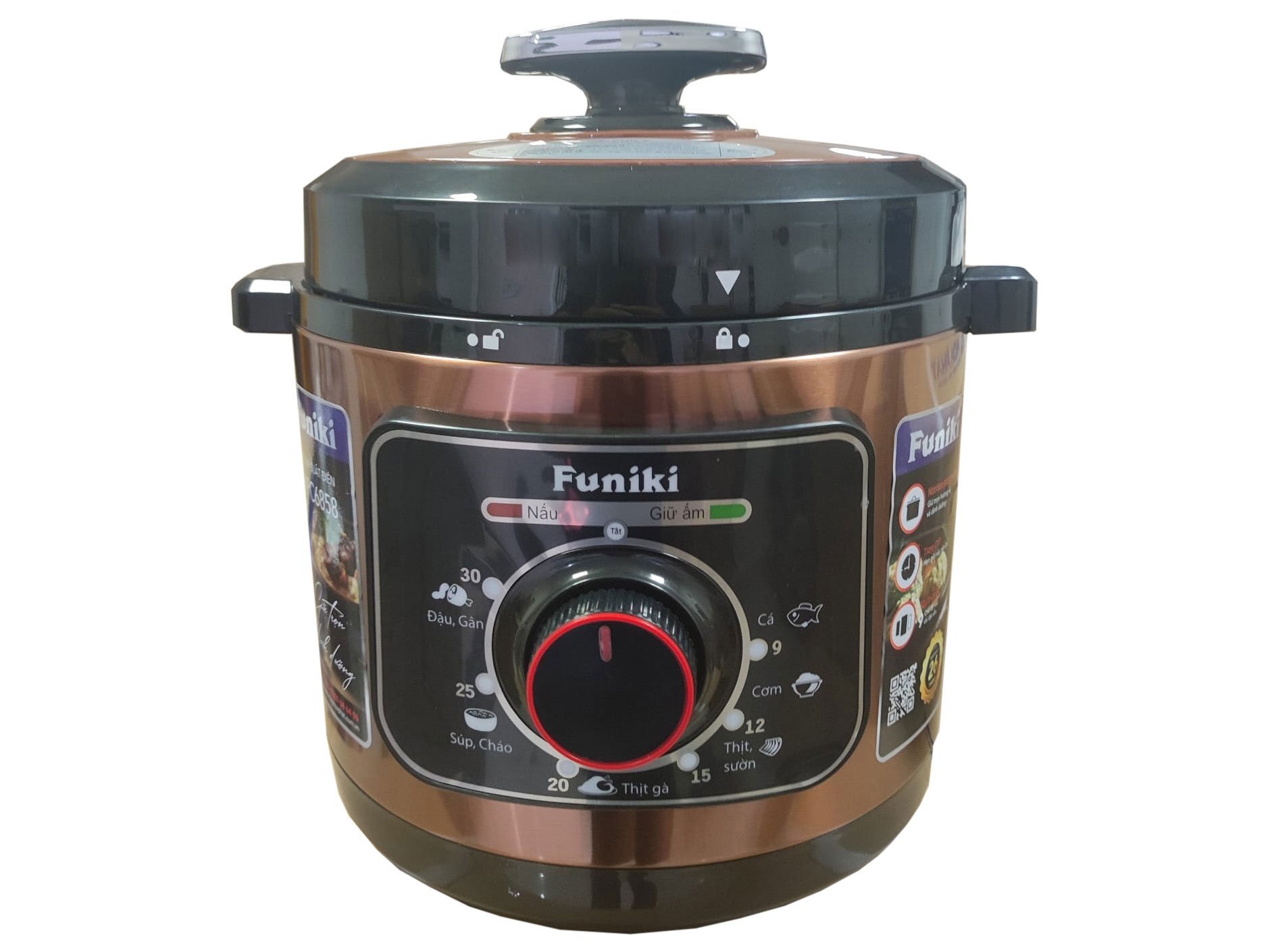 Nồi áp suất điện Funiki HPC6858 Nồi áp suất điện Funiki HPC6858