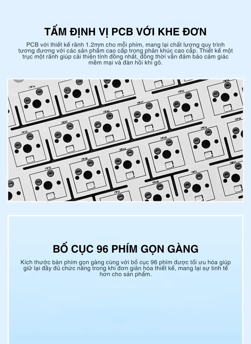 Bàn phím cơ gaming AULA S98 Pro 7