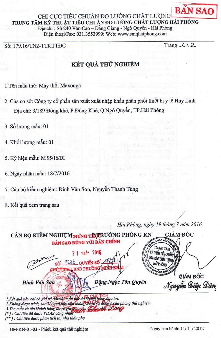 Máy xông cứu ngải Maxonga