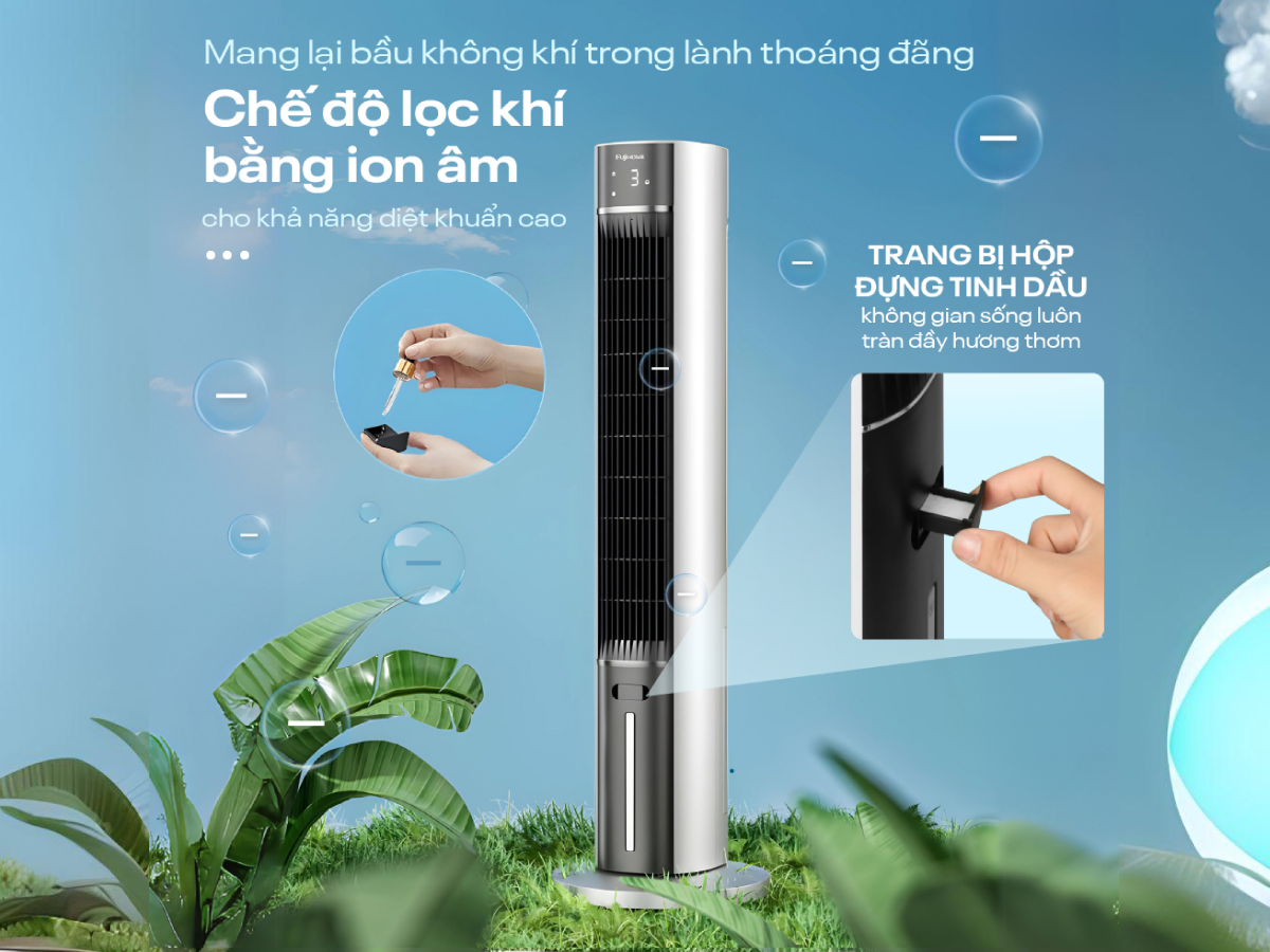 Quạt tháp hơi nước FujiHome AC-18LE Quạt tháp hơi nước FujiHome AC-18LE