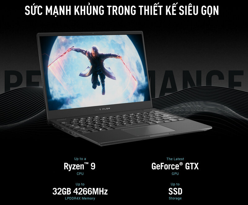 Laptop Asus Gaming ROG Flow X13 GV301QC-K6052T