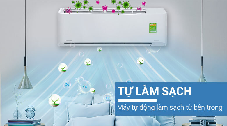 Máy lạnh Toshiba Inverter 1.0 HP RAS-H10ZKCV-V Máy lạnh Toshiba Inverter 1.0 HP RAS-H10ZKCV-V