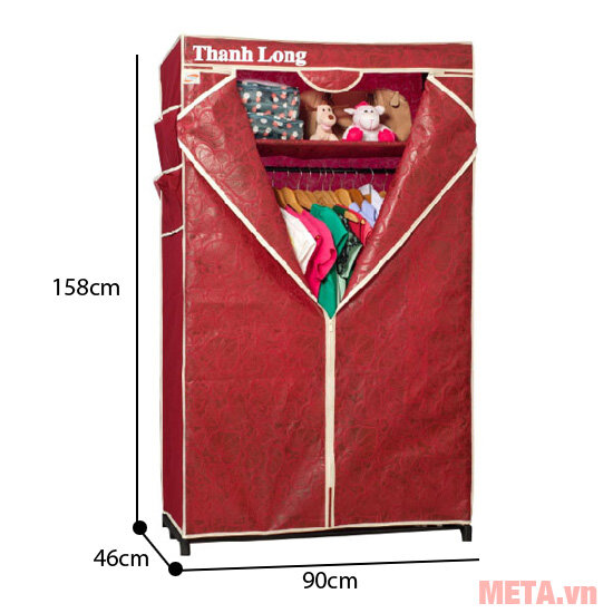 Tủ vải Thanh Long TVAI02 0,9m