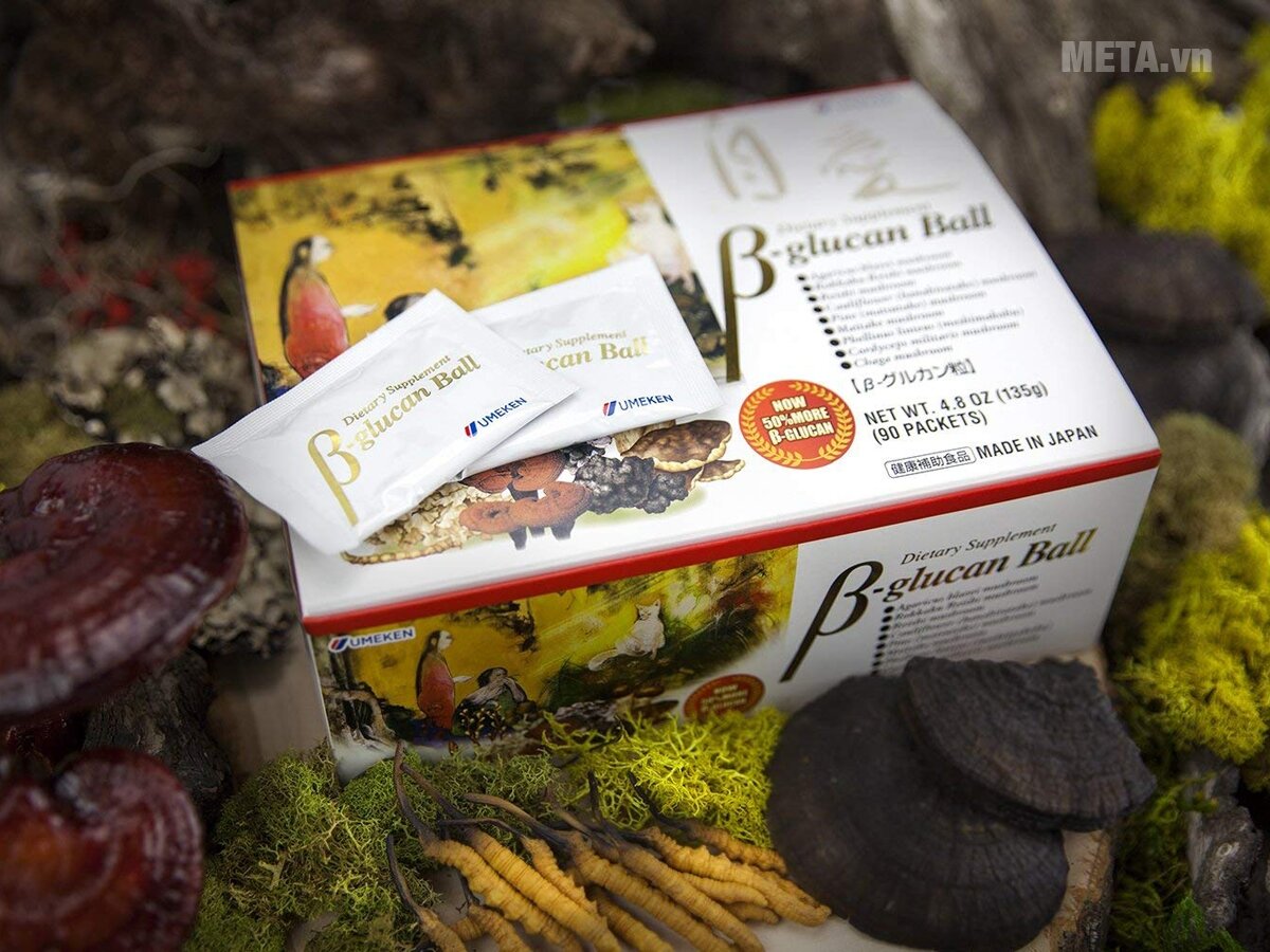 Thực phẩm chức năng bảo vệ sức khỏe Beta Glucan Ball 60g - Khắc tinh tế bào ung thư