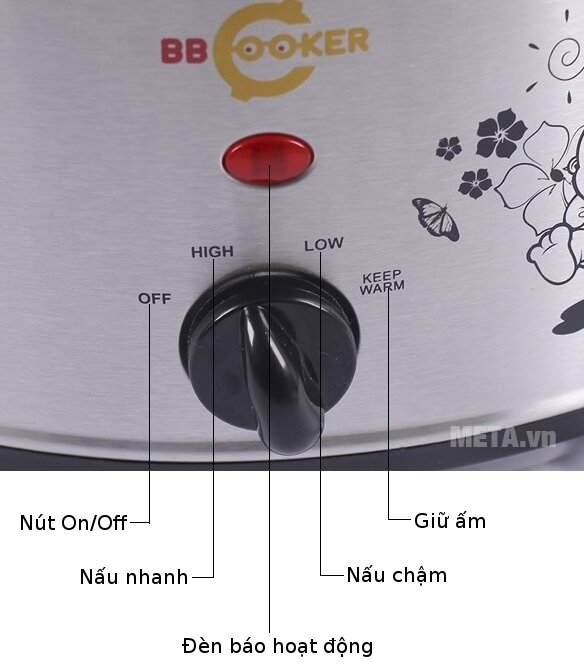 Nồi nấu cháo đa năng Hàn Quốc BBCooker BS25 (2,5 lít)