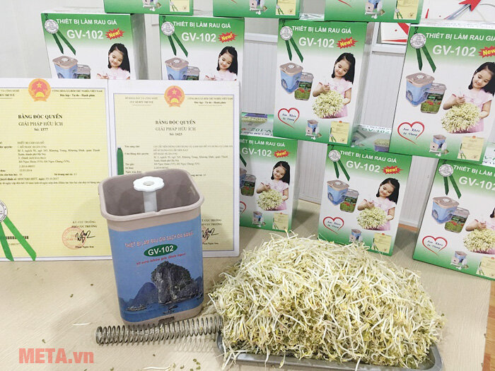 Máy làm giá đỗ sạch đa năng GV-102 - Tự động (new T4.2019)