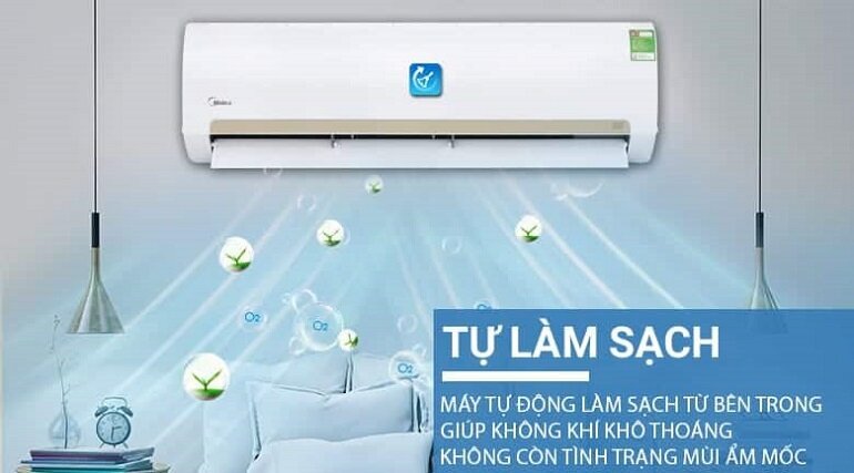 Điều hòa Midea 18000 BTU 1 chiều MSAE-18CRN8 gas R32
